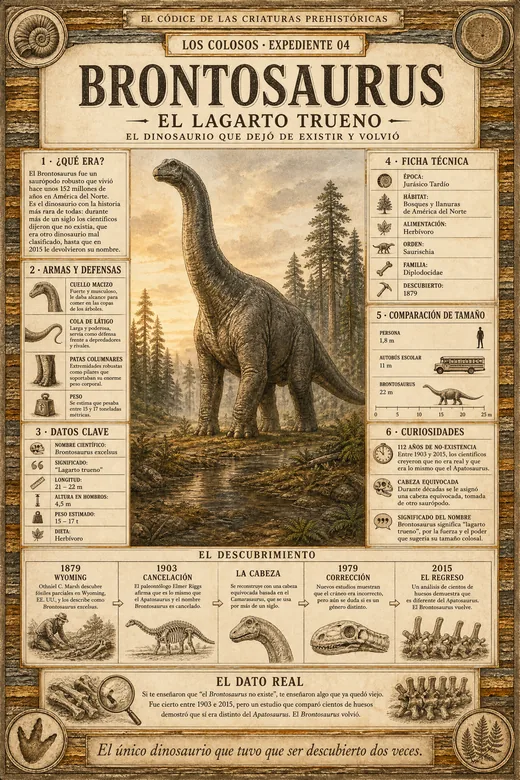 Brontosaurus · El Lagarto Trueno