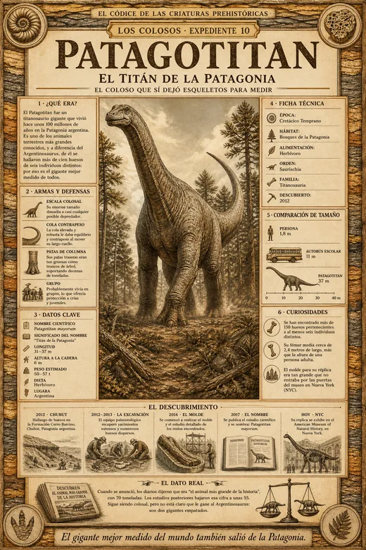 Patagotitan · El Titán de la Patagonia