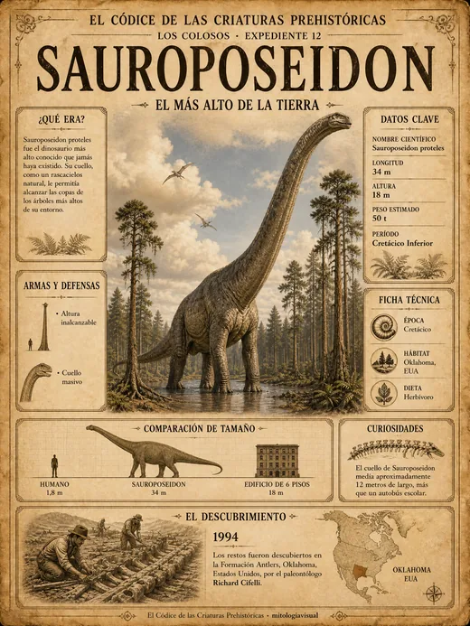 Sauroposeidon · El Más Alto de la Tierra