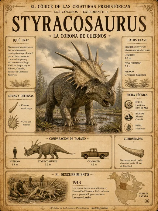 Styracosaurus · La Corona de Cuernos