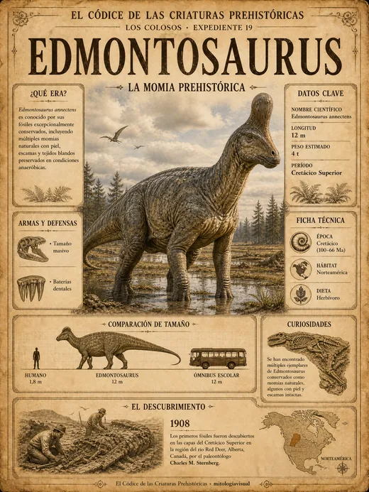 Edmontosaurus · La Momia Prehistórica