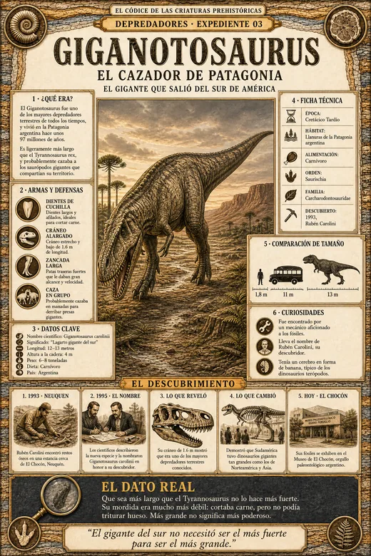 Giganotosaurus · El Cazador de Patagonia