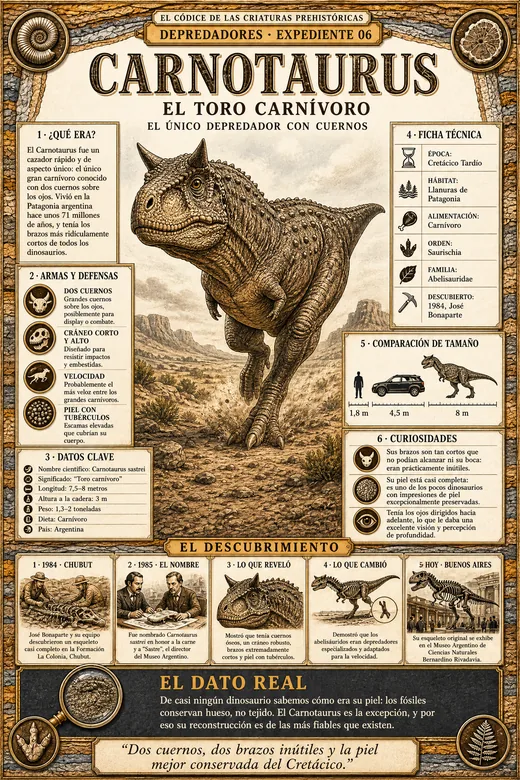 Carnotaurus · El Toro Carnívoro