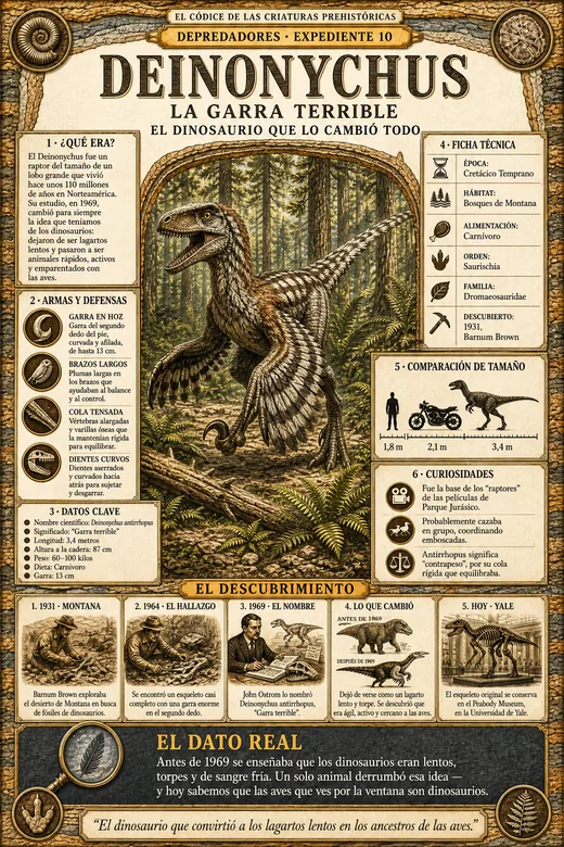 Deinonychus · La Garra Terrible