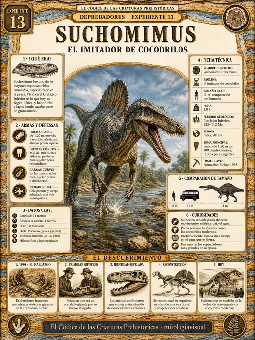 Suchomimus · El Imitador de Cocodrilos