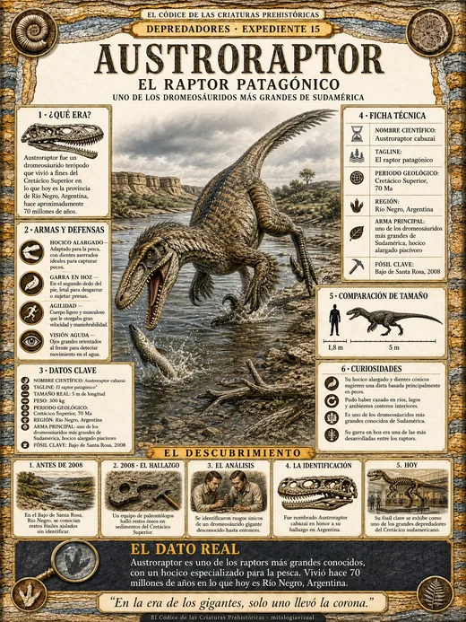 Austroraptor · El Raptor Patagónico