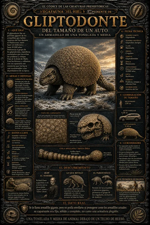 Gliptodonte · Del Tamaño de un Auto
