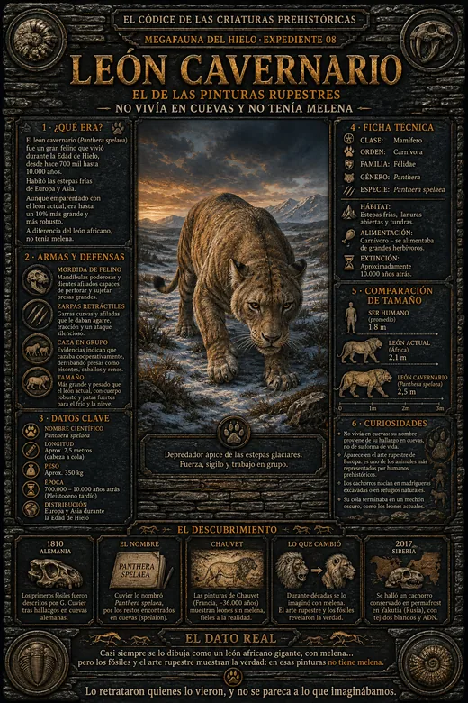León Cavernario · El de las Pinturas Rupestres