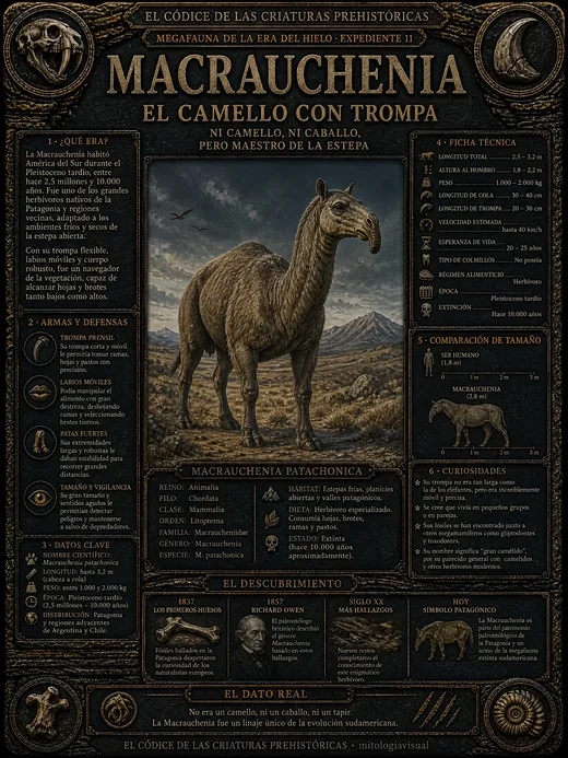 Macrauchenia · El Camello con Trompa