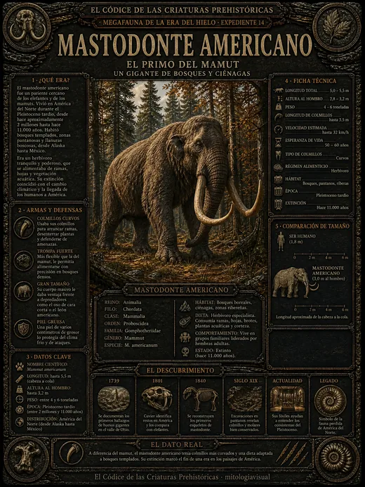 Mastodonte Americano · El Primo del Mamut