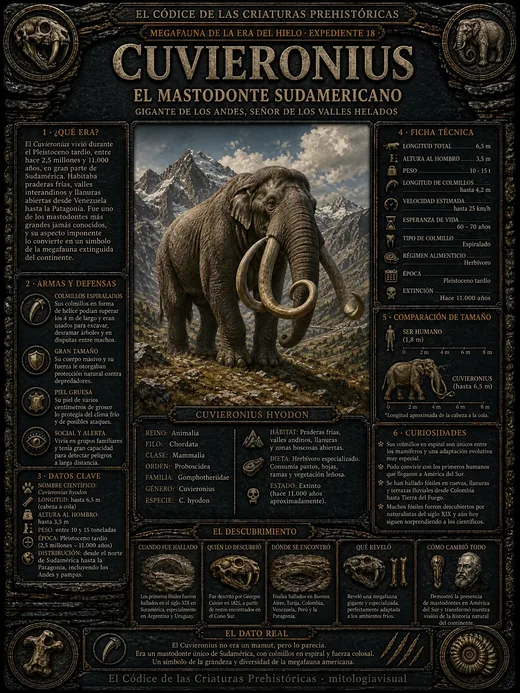 Cuvieronius · El Mastodonte Sudamericano