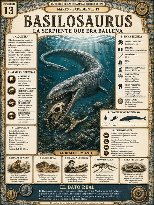 Basilosaurus · La Serpiente que era Ballena