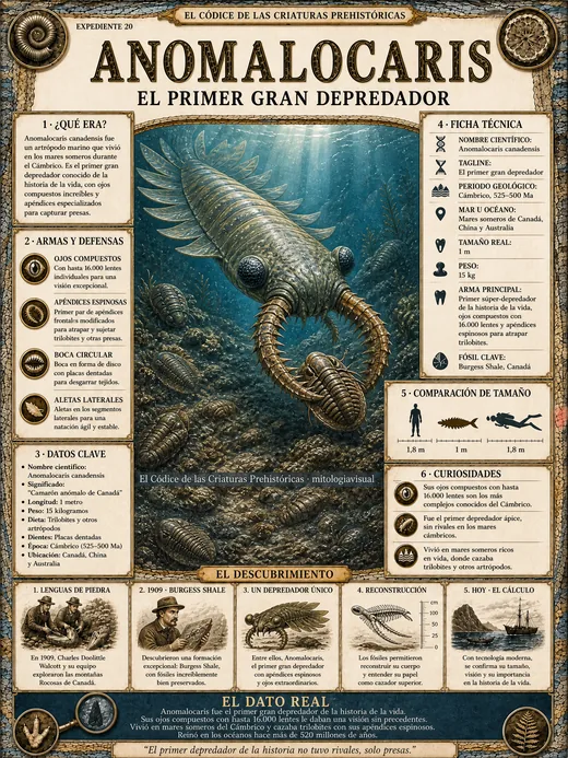 Anomalocaris · El Primer Gran Depredador